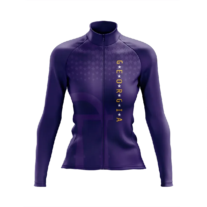 comfy workout sweatshirtWomen's Georgia Long Sleeve Cycling Jersey