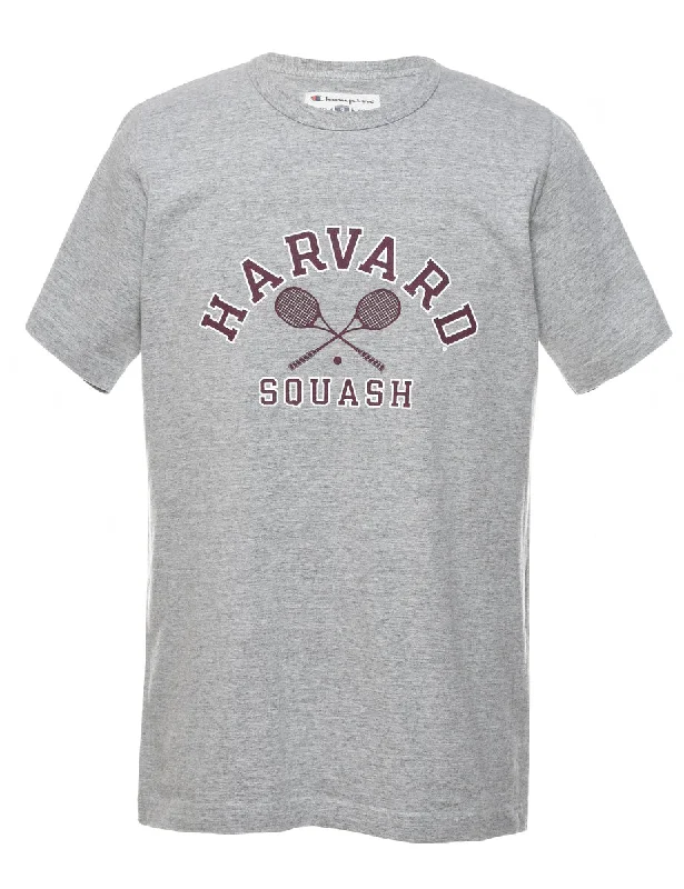 classic zip-up coatChampion Harvard Squash Sports T-shirt - S