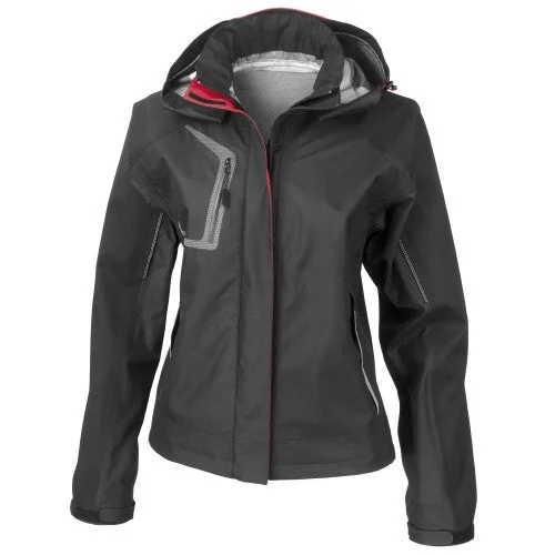 trendy puffer coatSpiro Womens/Ladies Nero Premium Outdoor Sports Jacket (Waterproof & Breathable)