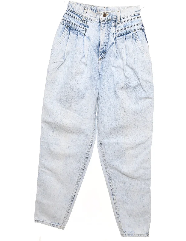 oversized coatLight Wash Distressed Tapered Lee Jeans - W24 L30