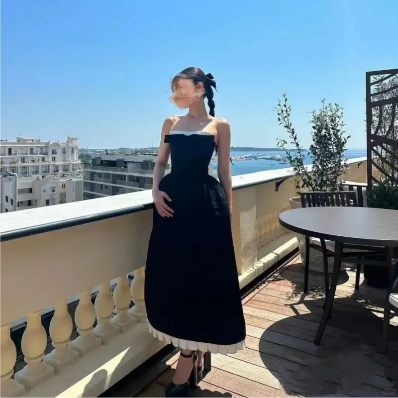 ashionable dressElegant Jennie Dress Sheath Cake Pleated Wedding Gowns Party Protagonist Banquet Small Vestido Elegante Mujer Para Fiesta