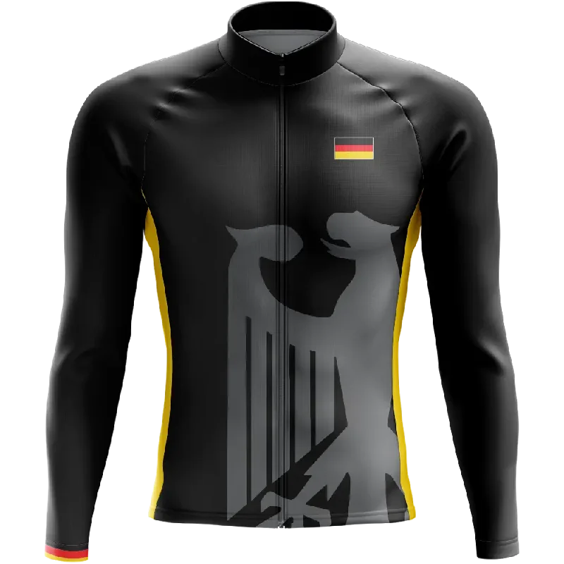 athletic style hoodieGermany Elite Long Sleeve Cycling Jersey