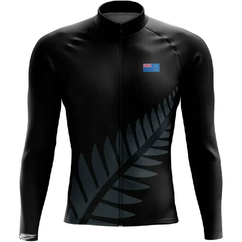 lightweight fitness hoodieNew Zealand Elite Long Sleeve Cycling Jersey