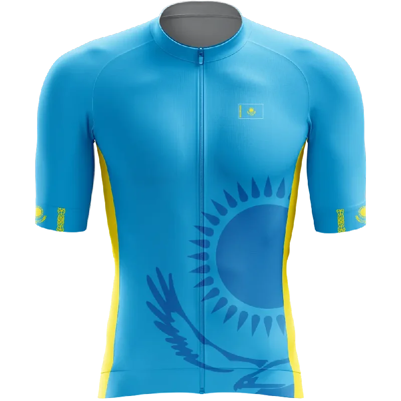 trendy gym wear hoodieKazakhstan Elite Short Sleeve Cycling Jersey