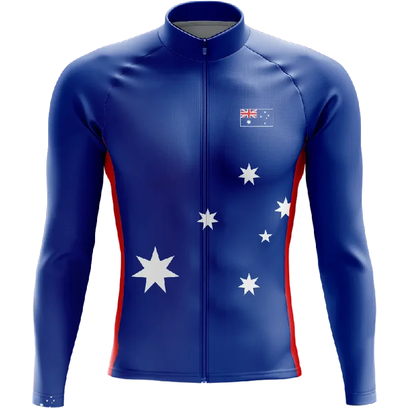 workout style hoodieAustralia Elite Long Sleeve Cycling Jersey