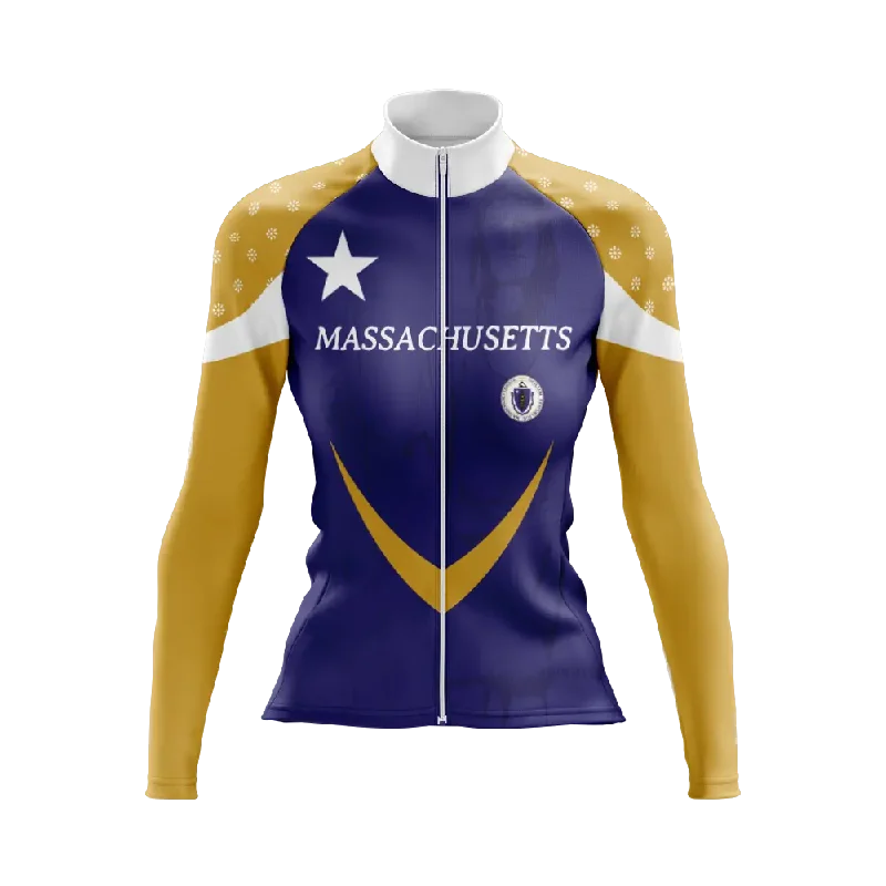 high-performance athletic hoodieWomen's Massachusetts Long Sleeve Cycling Jersey