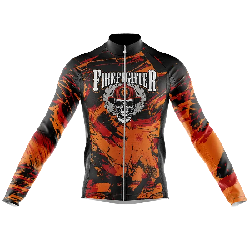 warm workout hoodieFirefighter V2 Long Sleeve Cycling Jersey