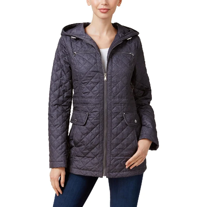 retro coatWomens Hooded Short Quilted Coat