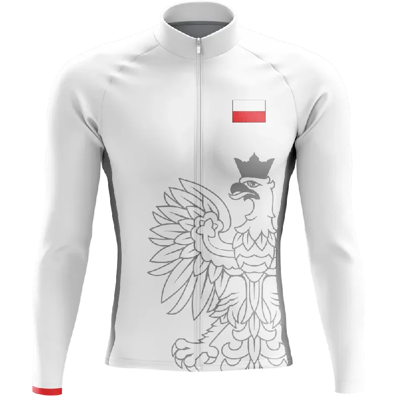 stylish athletic hoodiePoland Elite Long Sleeve Cycling Jersey