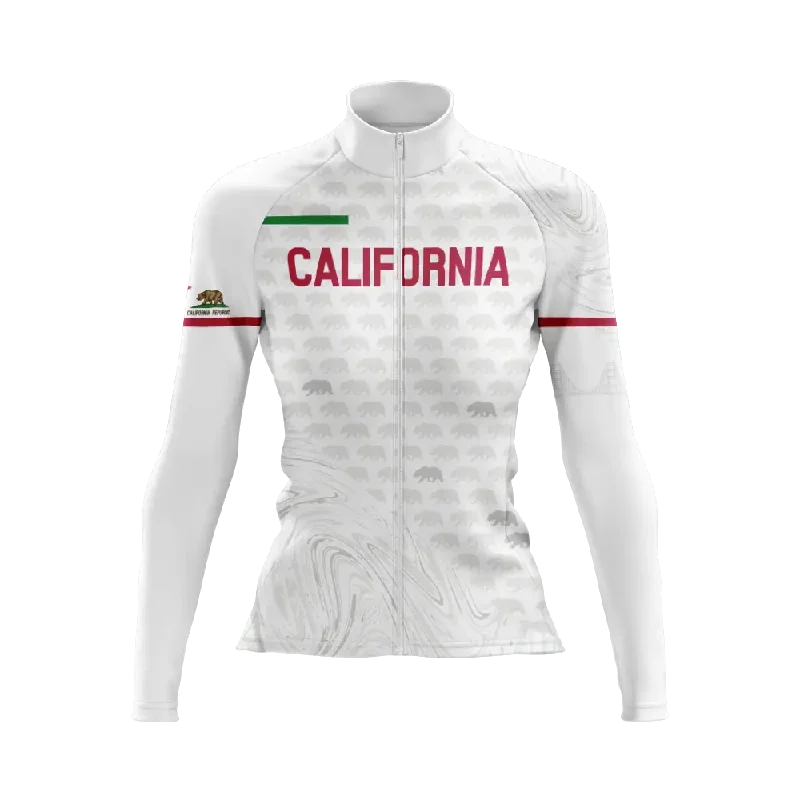 streetwear gym sweatshirtWomen's California Long Sleeve Cycling Jersey