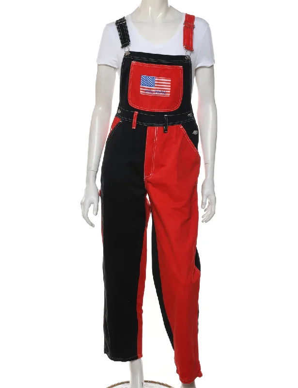 warm trench coatRed & Black Pinafore Dungarees - W30 L29