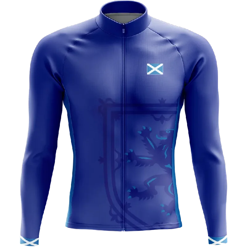 warm athletic hoodieScotland Elite Long Sleeve Cycling Jersey