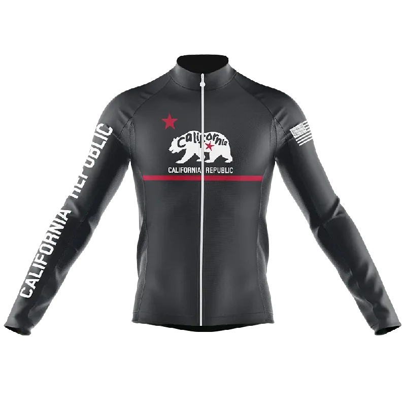 pullover workout hoodieCalifornia V10 Long Sleeve Cycling Jersey