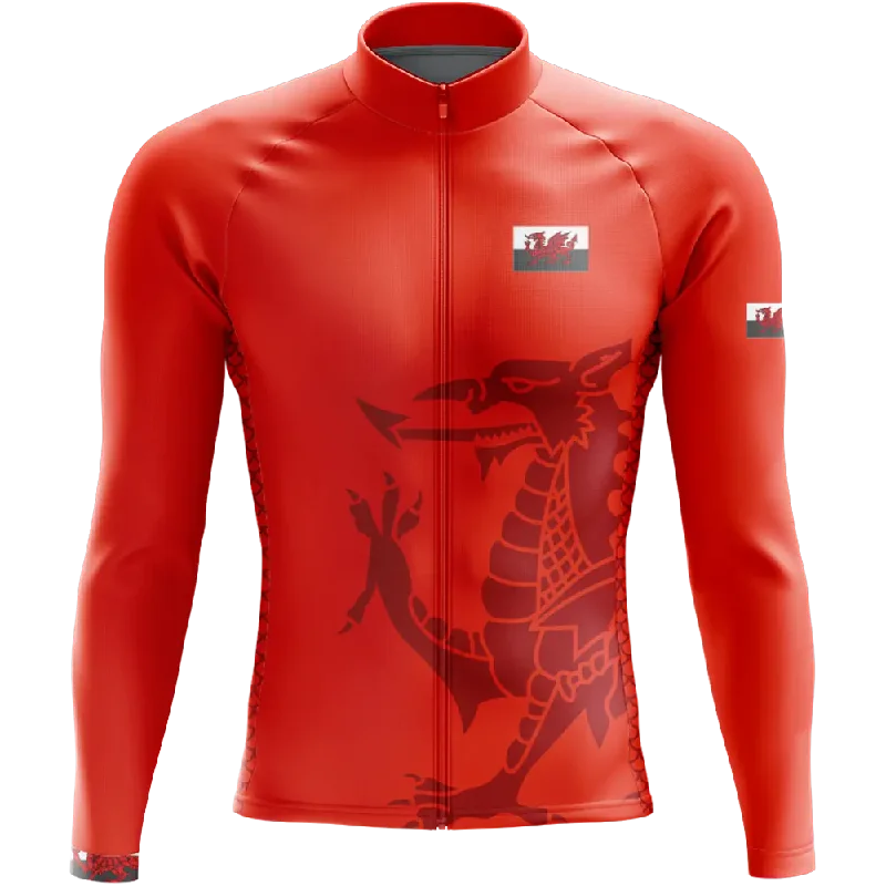 performance hoodie for gymWales Elite Long Sleeve Cycling Jersey