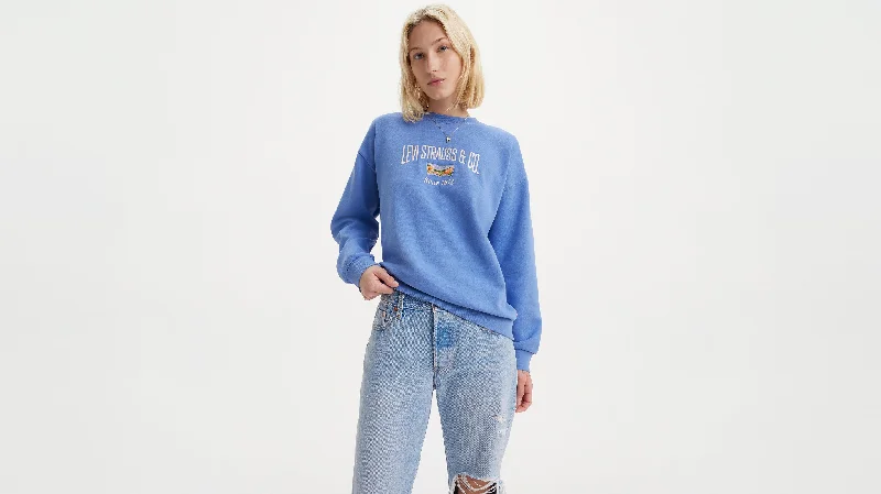 pullover workout hoodieLevi's® Women's Graphic Salinas Crewneck Sweatshirt