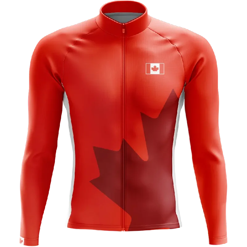 loose fit athletic hoodieCanada Elite Long Sleeve Cycling Jersey