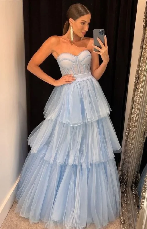 floral wrap dressSexy Tulle Sweetheart V-Neck A-Line Long Prom Dress Y7046