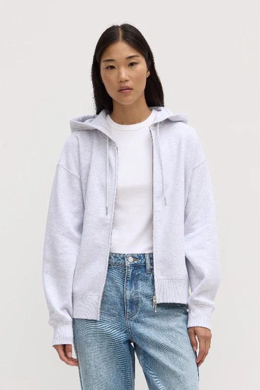 sporty casual hoodieLouisa Hooded Zip Sweater