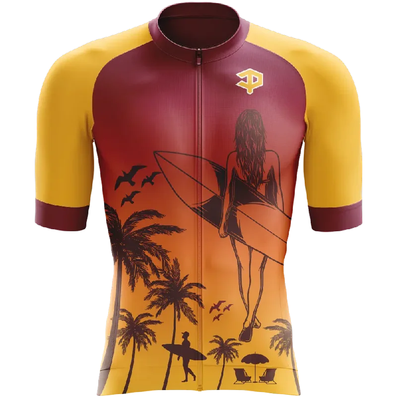 smooth fit athletic sweatshirtSurfin' Short Sleeve Cycling Jersey