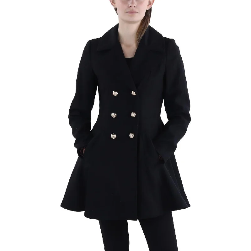 sleek jacketWomens Wool Blend Long Wool Coat