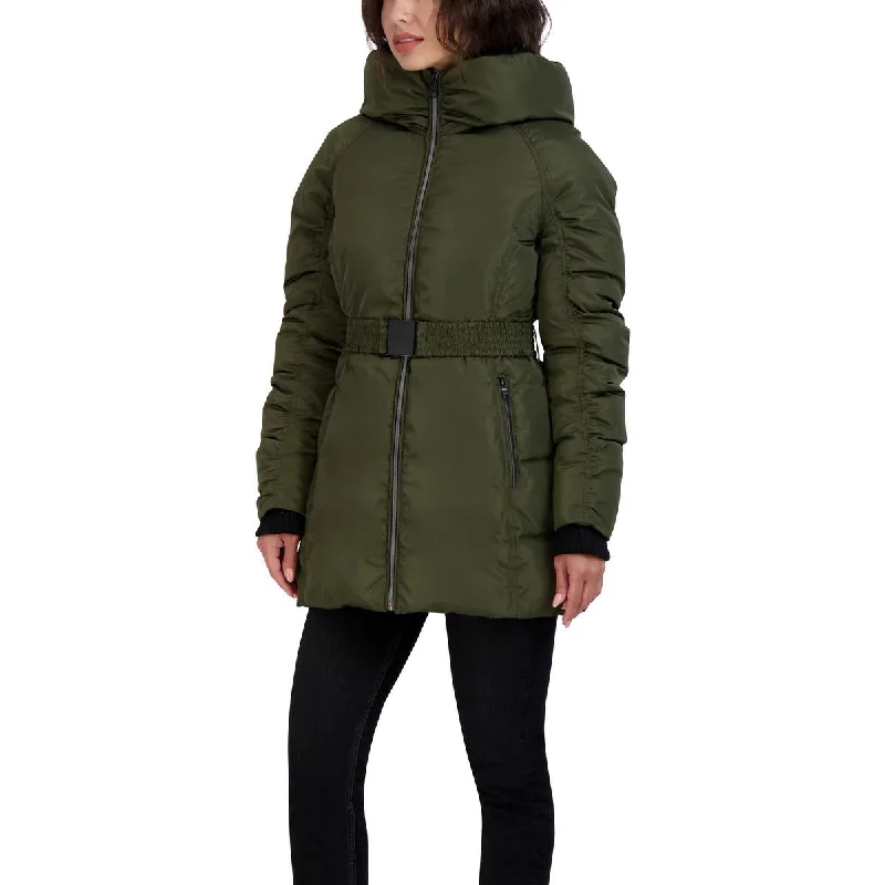 trendy jacketWomens Hooded Long Parka Coat