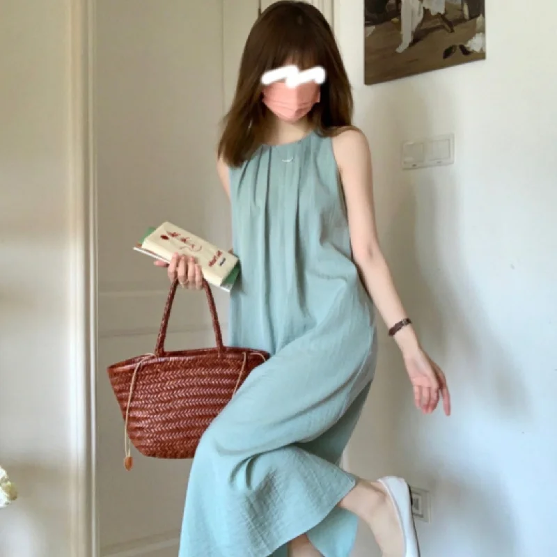 knit dressNiche High Sense Temperament Long Dress Women