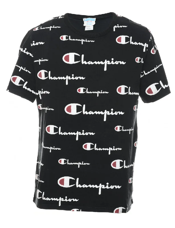 padded coatChampion Classic Black Printed T-shirt - M