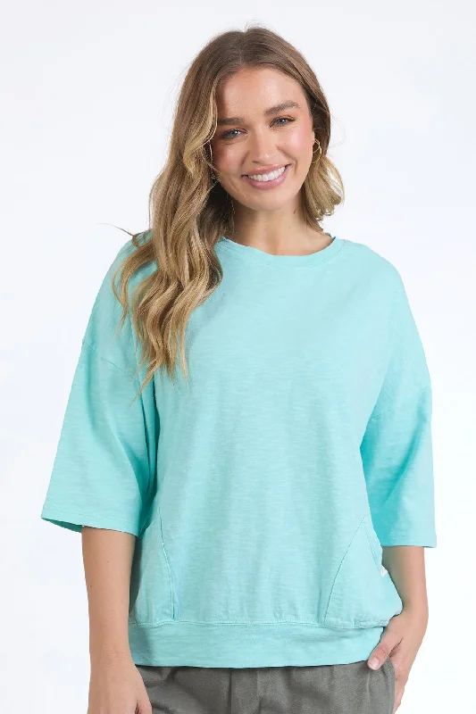 soft athletic sweatshirtElm Mazie Sweat - Tonic Blue