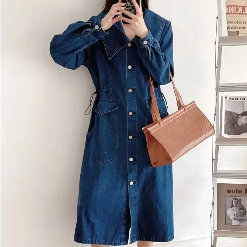 satin dressNew Denim Fashion Dress Women