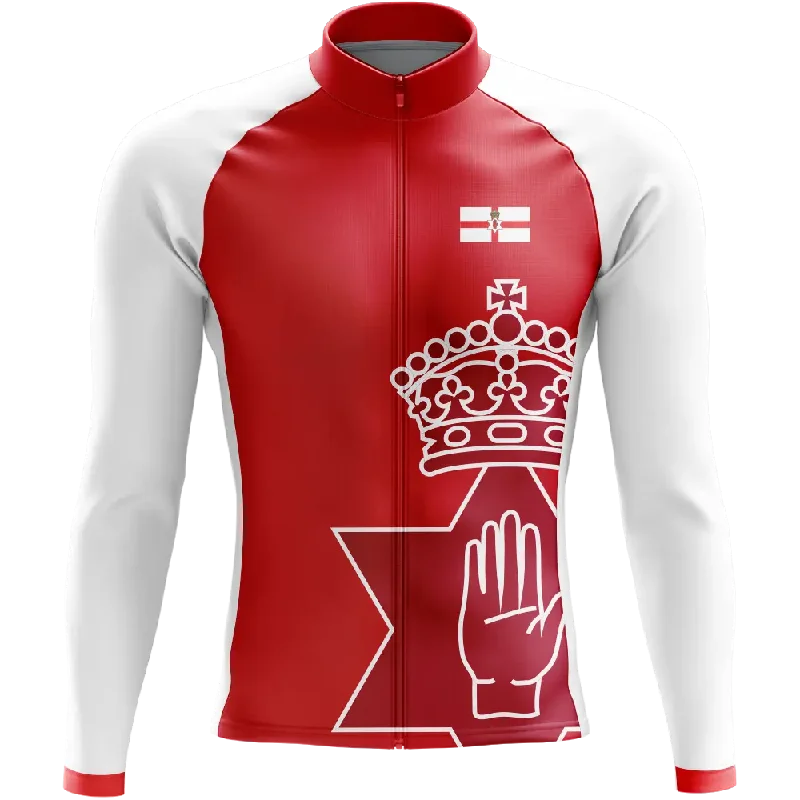 sleek gym hoodieNorthern Ireland V2 Elite Long Sleeve Cycling Jersey