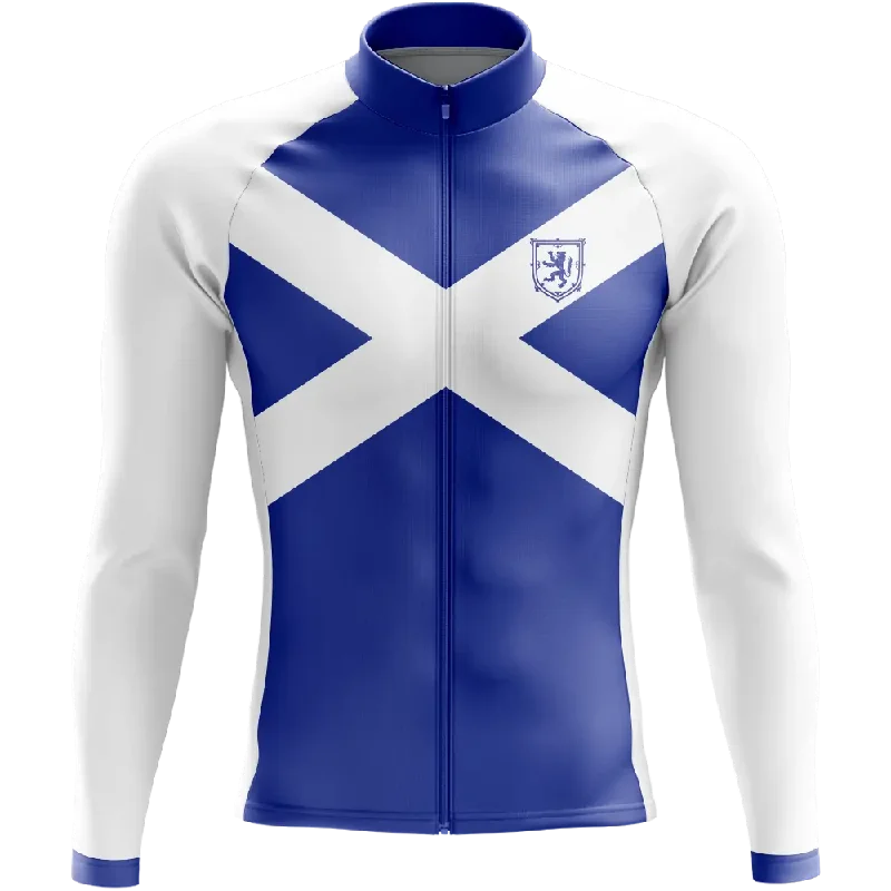 bold workout sweatshirtScotland V2 Elite Long Sleeve Cycling Jersey