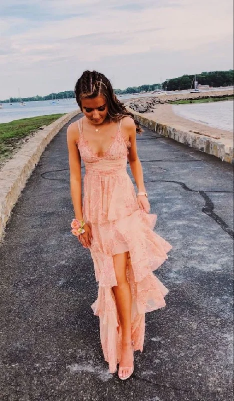 summer floral dressBlush Pink Prom Dresses Long Evening Party Gown Y7024