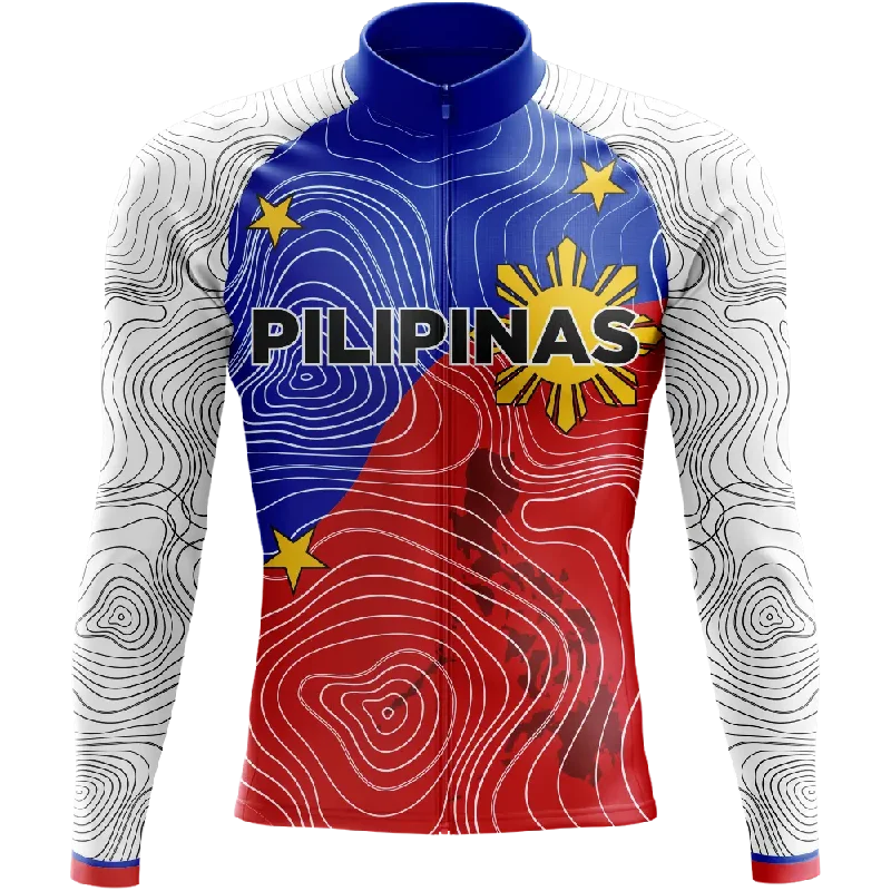 zip-up gym hoodiePhilippines V4 Long Sleeve Cycling Jersey