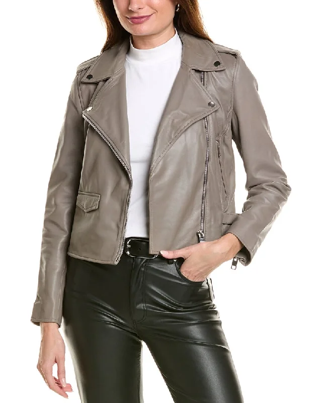 padded puffer coatWalter Baker Liz Leather Jacket